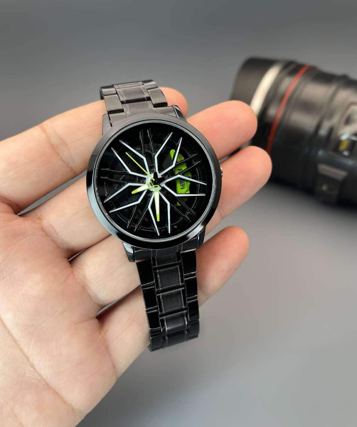 TrendsWrist 3d Ferrari Wheel Rotating Premium Watch