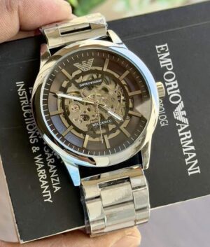 Armani Ar 1947 Black Dial Watch β TrendsWrist