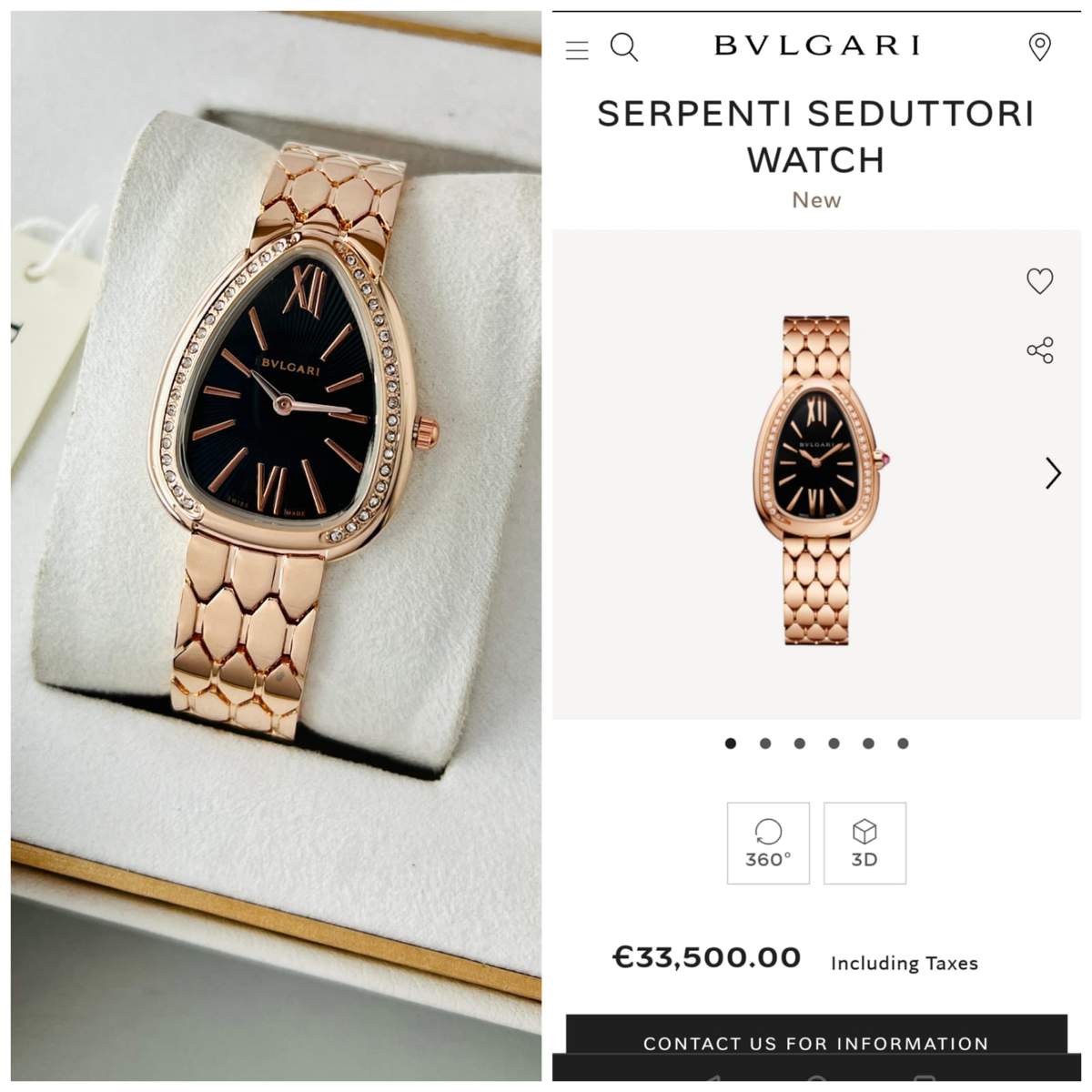 TrendsWrist Bvlgari For Her Premium Watch