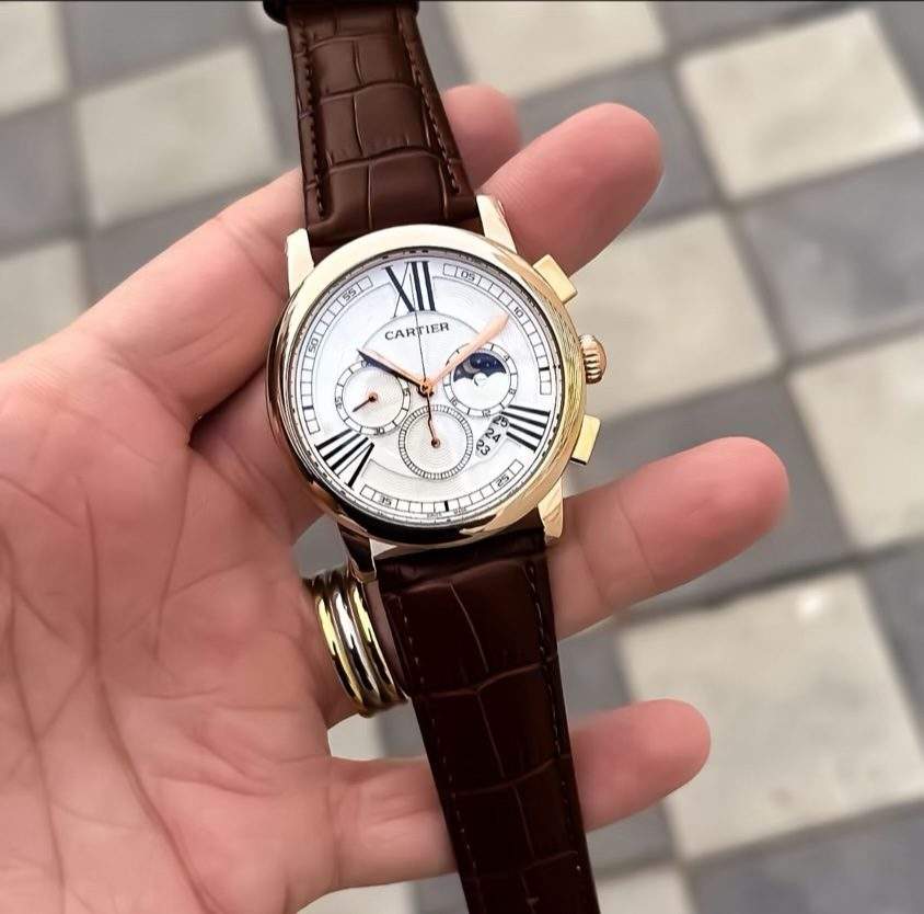 Cartier Men’S Brown Watch – TrendsWrist