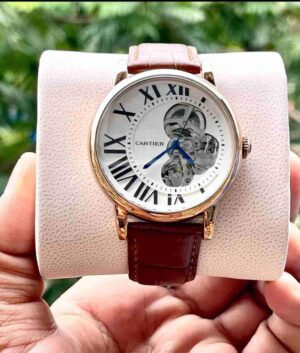 TrendsWrist Cartier Rotating Tourbillon Machinery Premium Watch