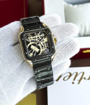 Cartier Santos Dumont Black Watch – TrendsWrist