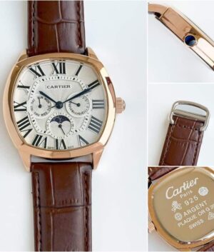 Cartier Super Slim Brown Watch – TrendsWrist