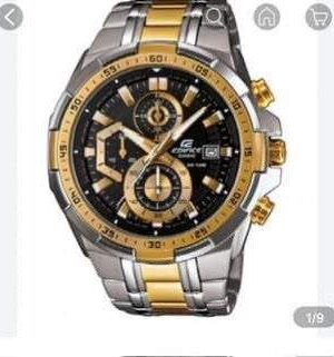 Casio Edifice Efr 539 Gold &Amp; Black Watch – TrendsWrist