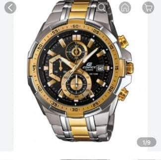 Casio Edifice Efr 539 Gold &Amp; Black Watch β TrendsWrist