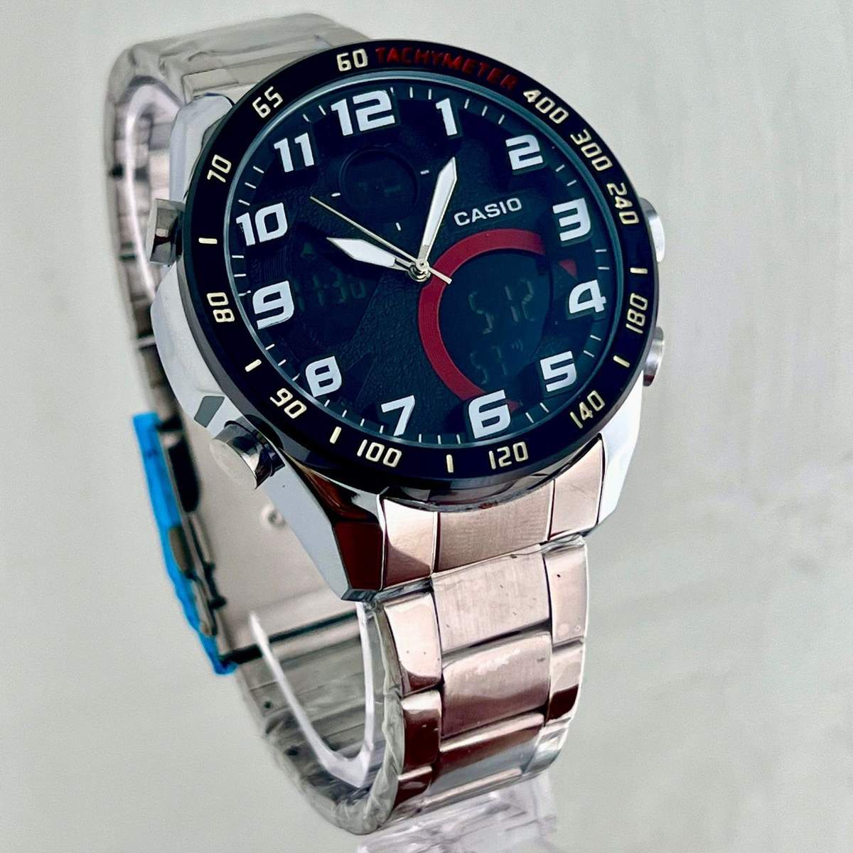 Casio For Men’S Silver Watch – TrendsWrist