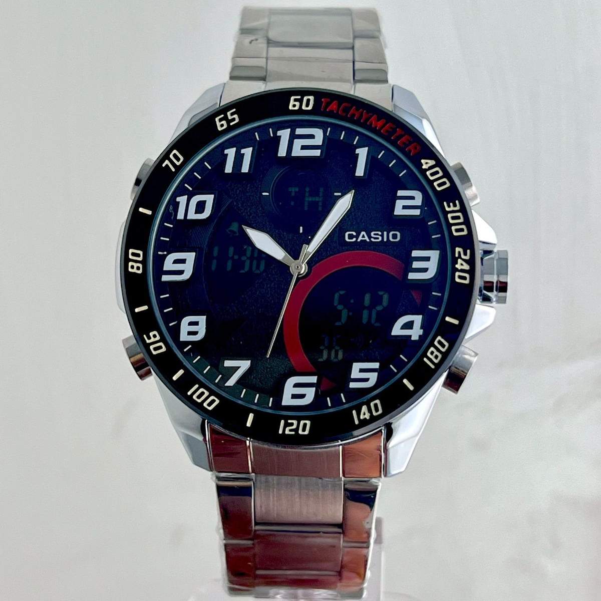 Casio For Men’S Silver Watch – TrendsWrist