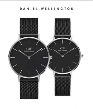 TrendsWrist Daniel Wellington Petite Black Silver Premium Watch