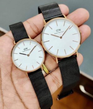 Daniel Wellington Petite Black &Amp; White Watch – TrendsWrist