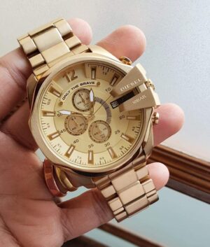 Diesel 10 Bar Gold Watch – TrendsWrist
