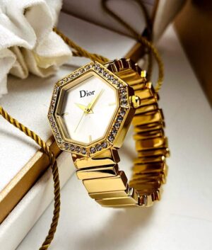 TrendsWrist Dior Gold White Premium Watch