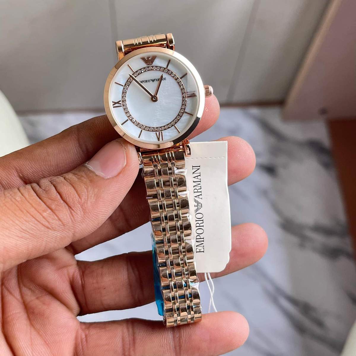 Emporio Armani Diamonds Zoom Face Watch – TrendsWrist