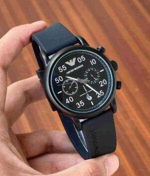 Emporio Armani Luigi Rubber Watch – TrendsWrist