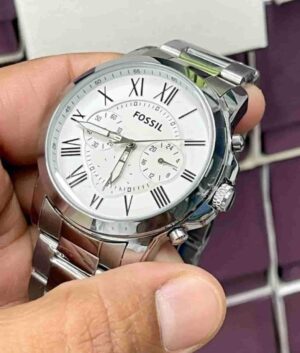 Fossil Fs4832 Silver Chain Watch – TrendsWrist