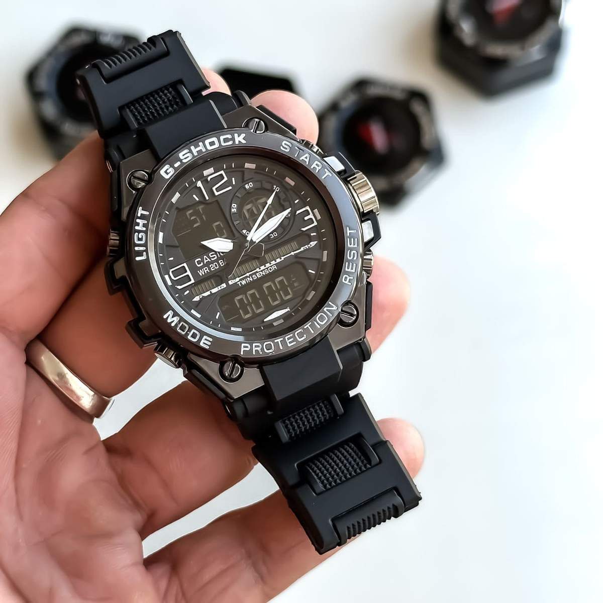 TrendsWrist G Shock Ga Black White Premium Watch
