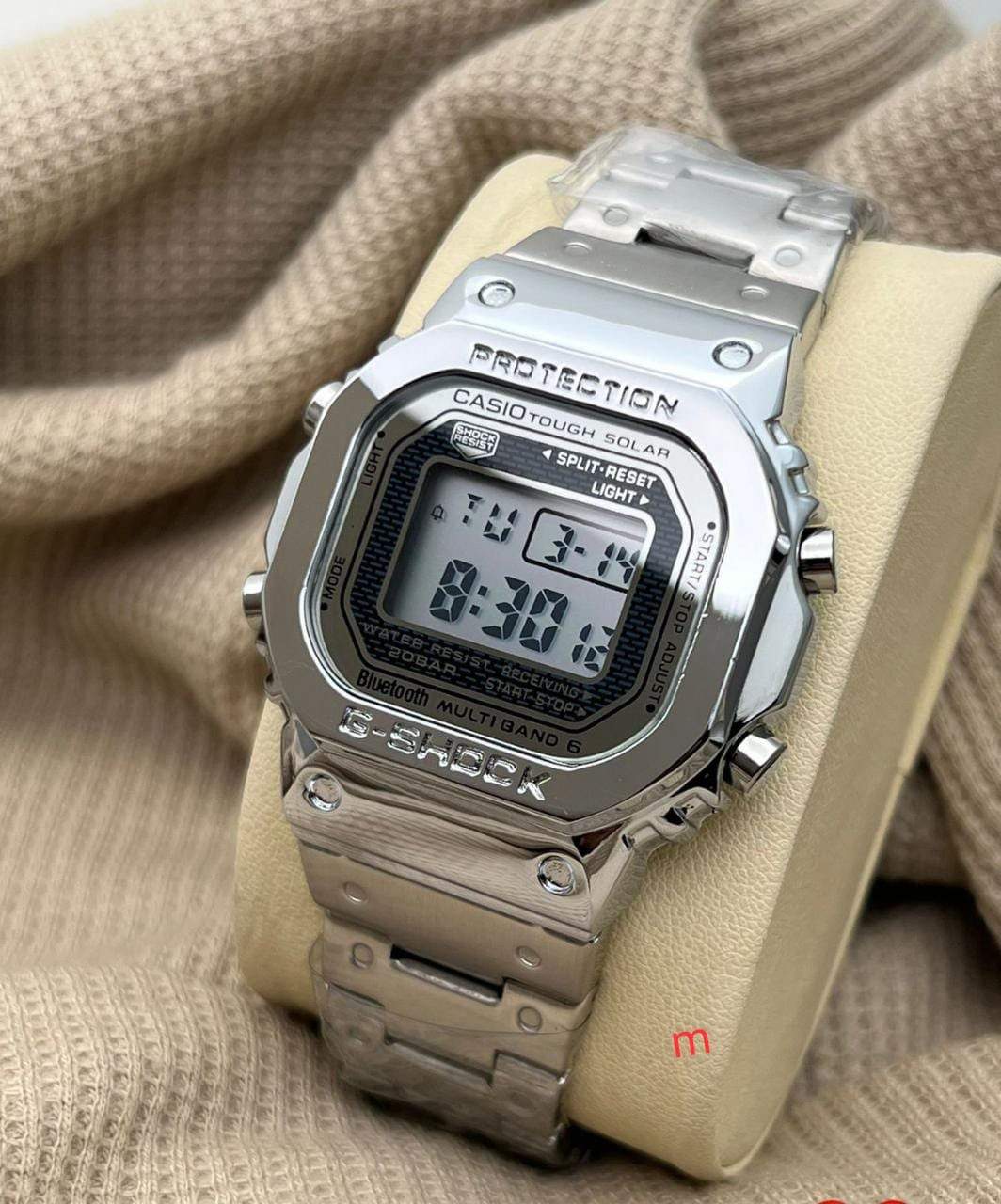 TrendsWrist G Shock Vintage Silver Premium Watch