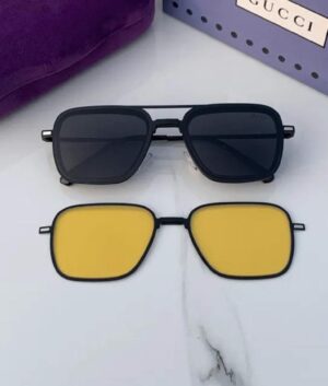 Gucci 3 in 1 Sunglass Black Frame