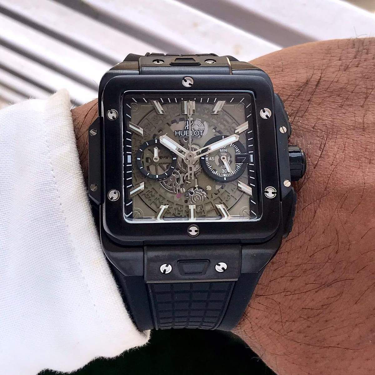 Hublot Square Bang Black Watch – TrendsWrist