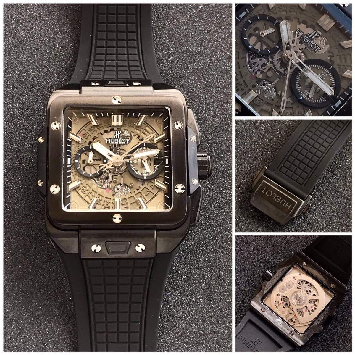 Hublot Square Bang Black Watch – TrendsWrist