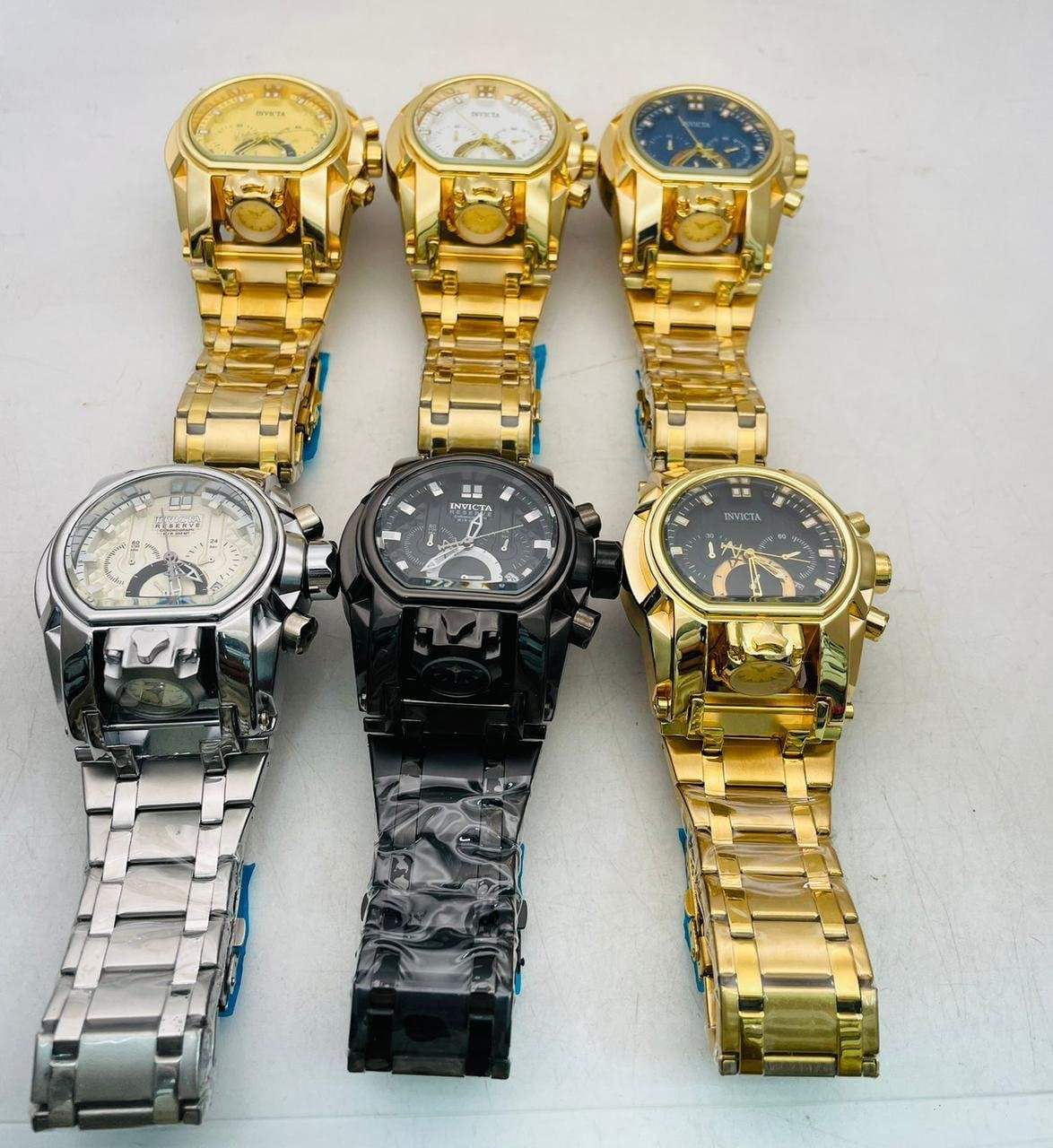 Invicta Reserve Full Gold Watch – TrendsWrist
