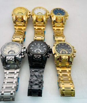 TrendsWrist Invicta Reserve Gold Black Premium Watch