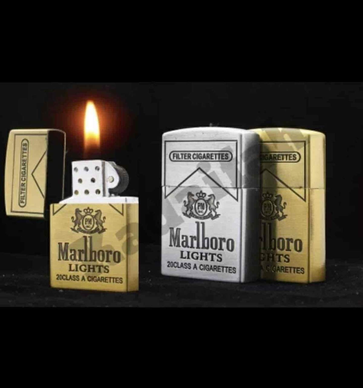 TrendsWrist Marlboro Lighter Silver Premium Watch
