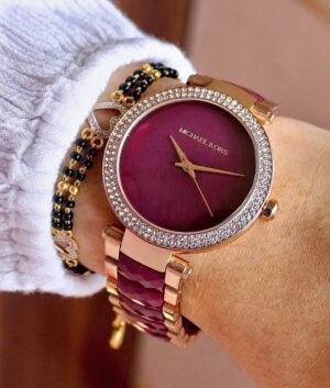 Michael Kors Mk6412 Dark Red Watch – TrendsWrist