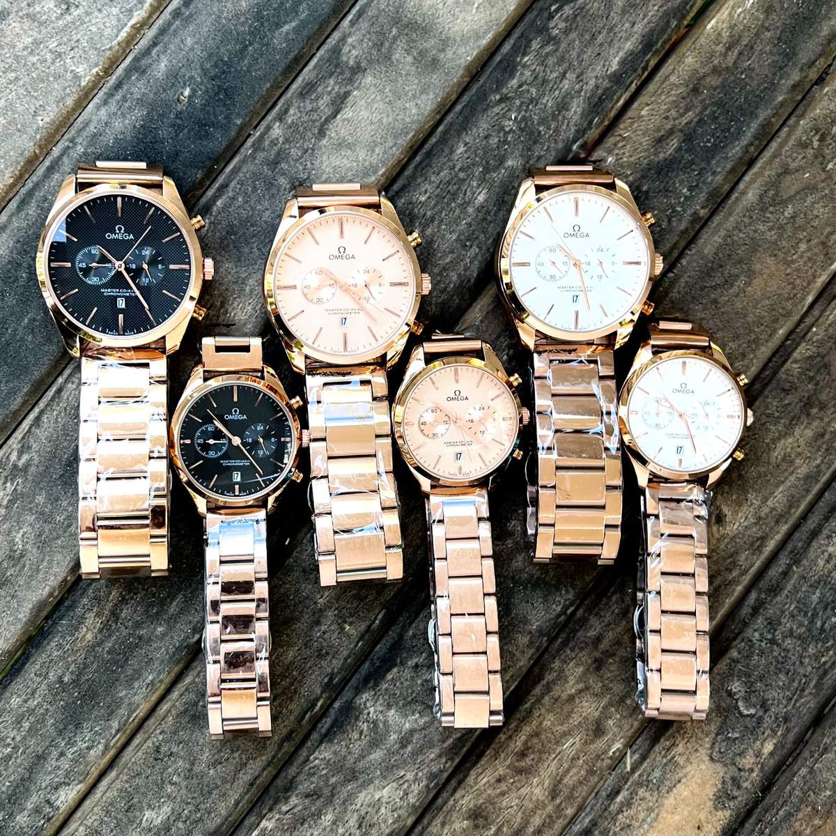 OMEGA Rosegold Dial Couple