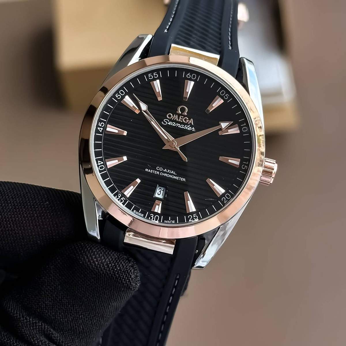 Omega Seamaster Full Black Watch – TrendsWrist