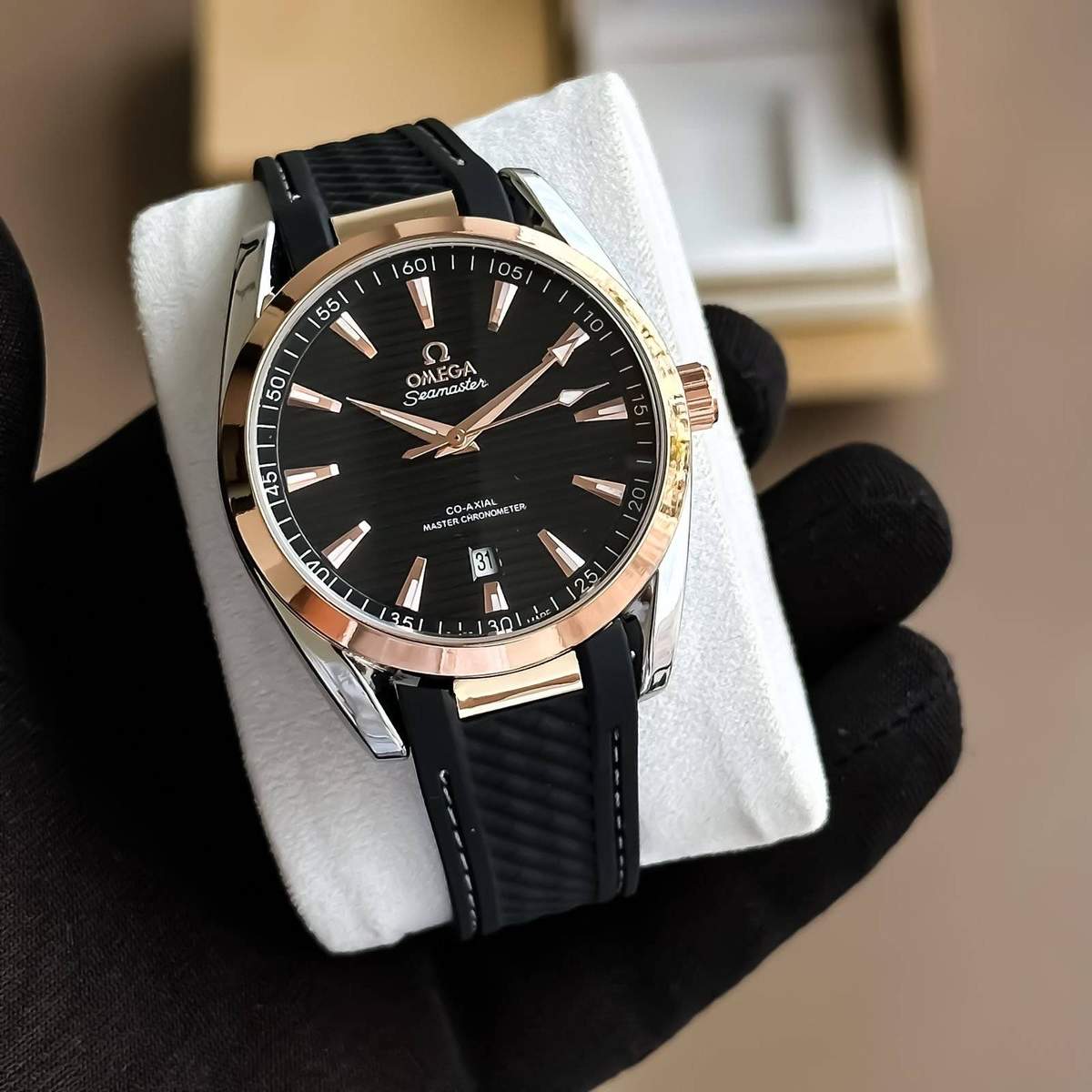 Omega Seamaster Full Black Watch – TrendsWrist