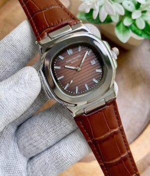 Patek Philippe Brown &Amp; Silver Watch – TrendsWrist