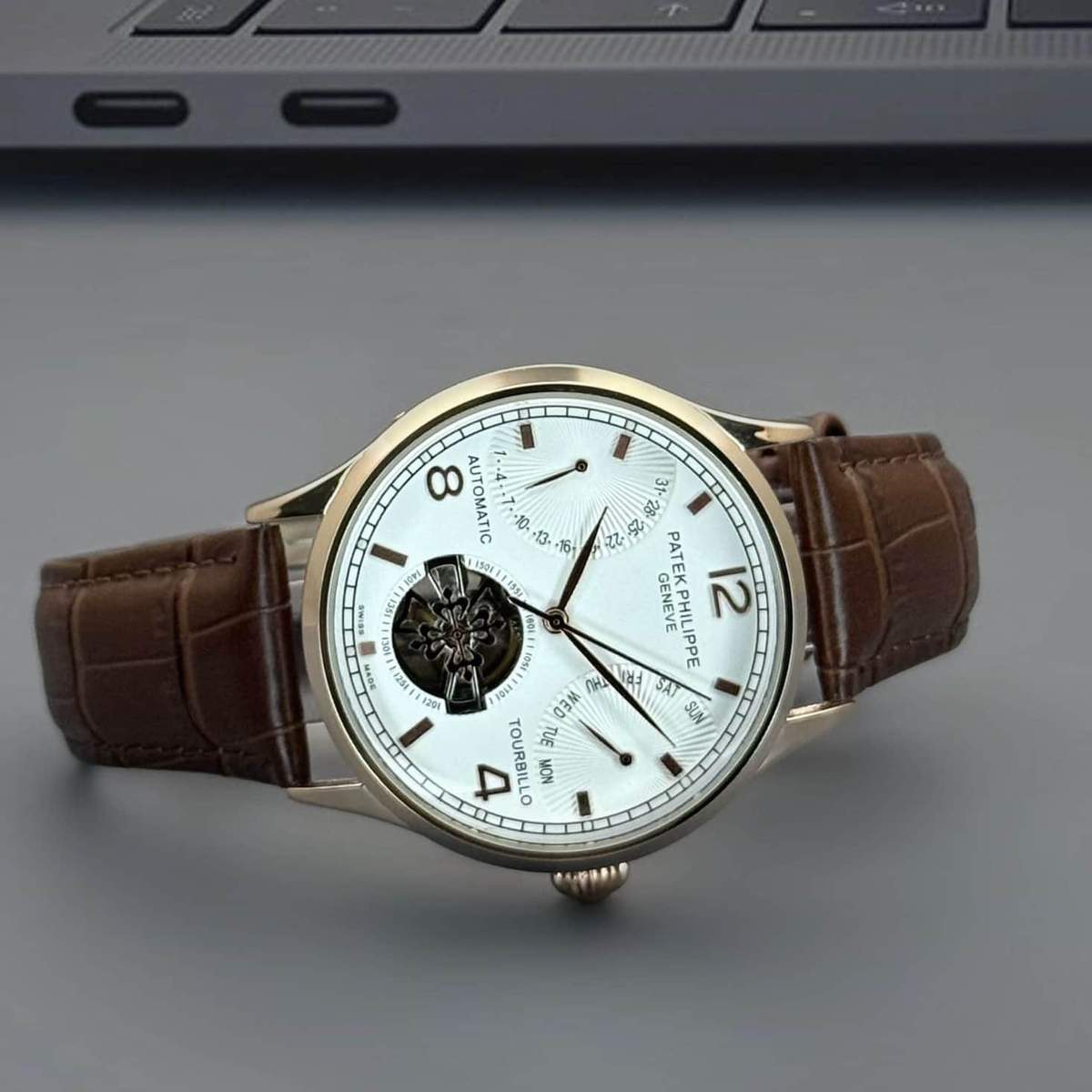 Patek Philippe Tourbillo Automatic Watch – TrendsWrist