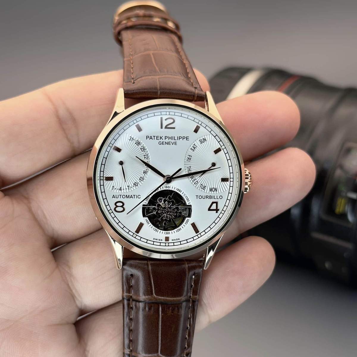 Patek Philippe Tourbillo Automatic Watch – TrendsWrist