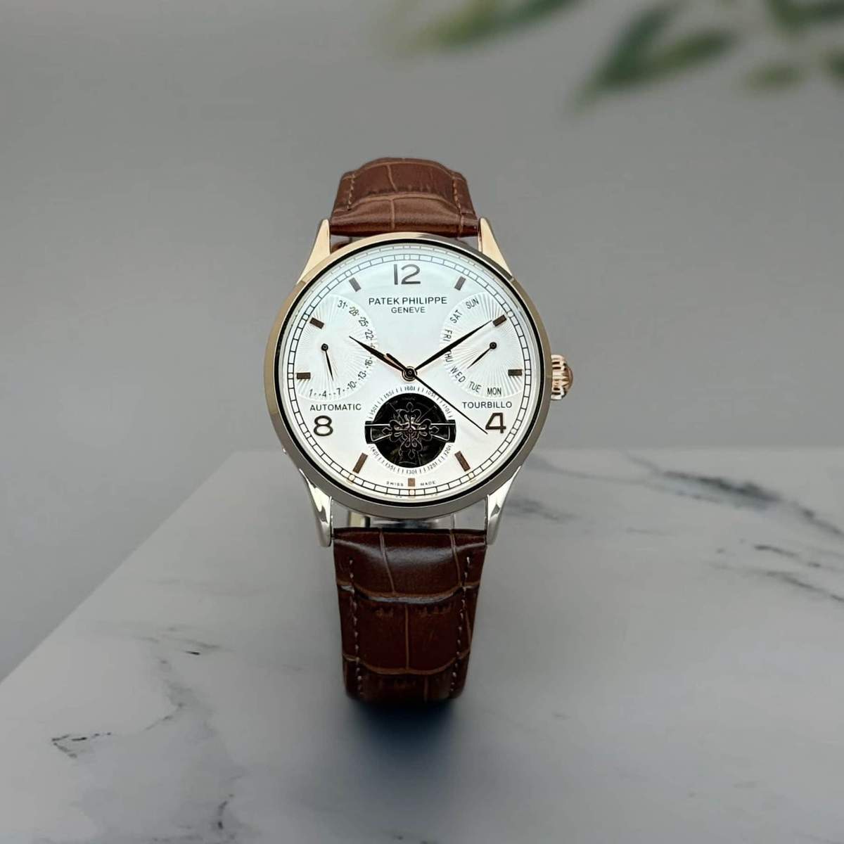 Patek Philippe Tourbillo Automatic Watch – TrendsWrist