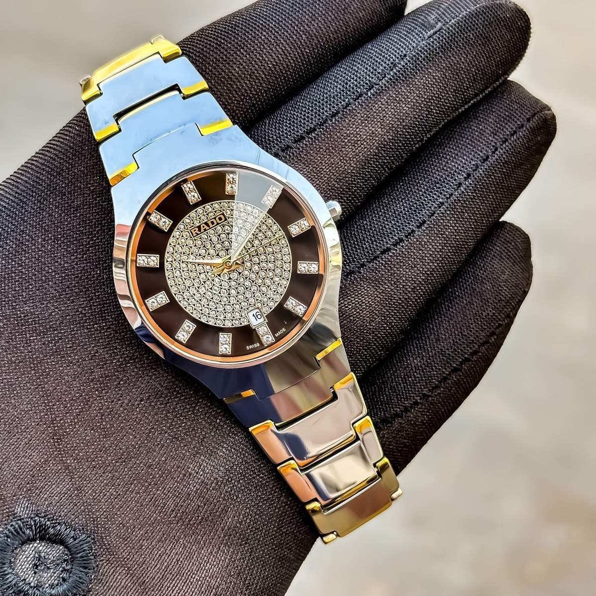 TrendsWrist Rado Ceramic Silver Black Premium Watch