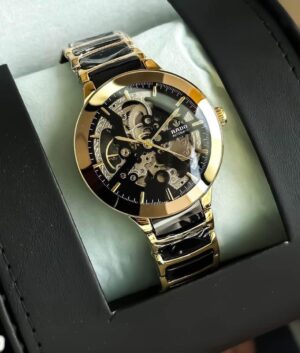 Rado Diastar Automatic Golden Black Watch – TrendsWrist