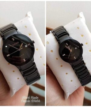 TrendsWrist Rado Jubile Full Black Couple Premium Watch