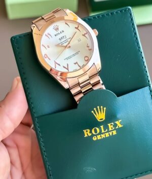 Rolex Arabic Dail (Rosegold) Watch – TrendsWrist