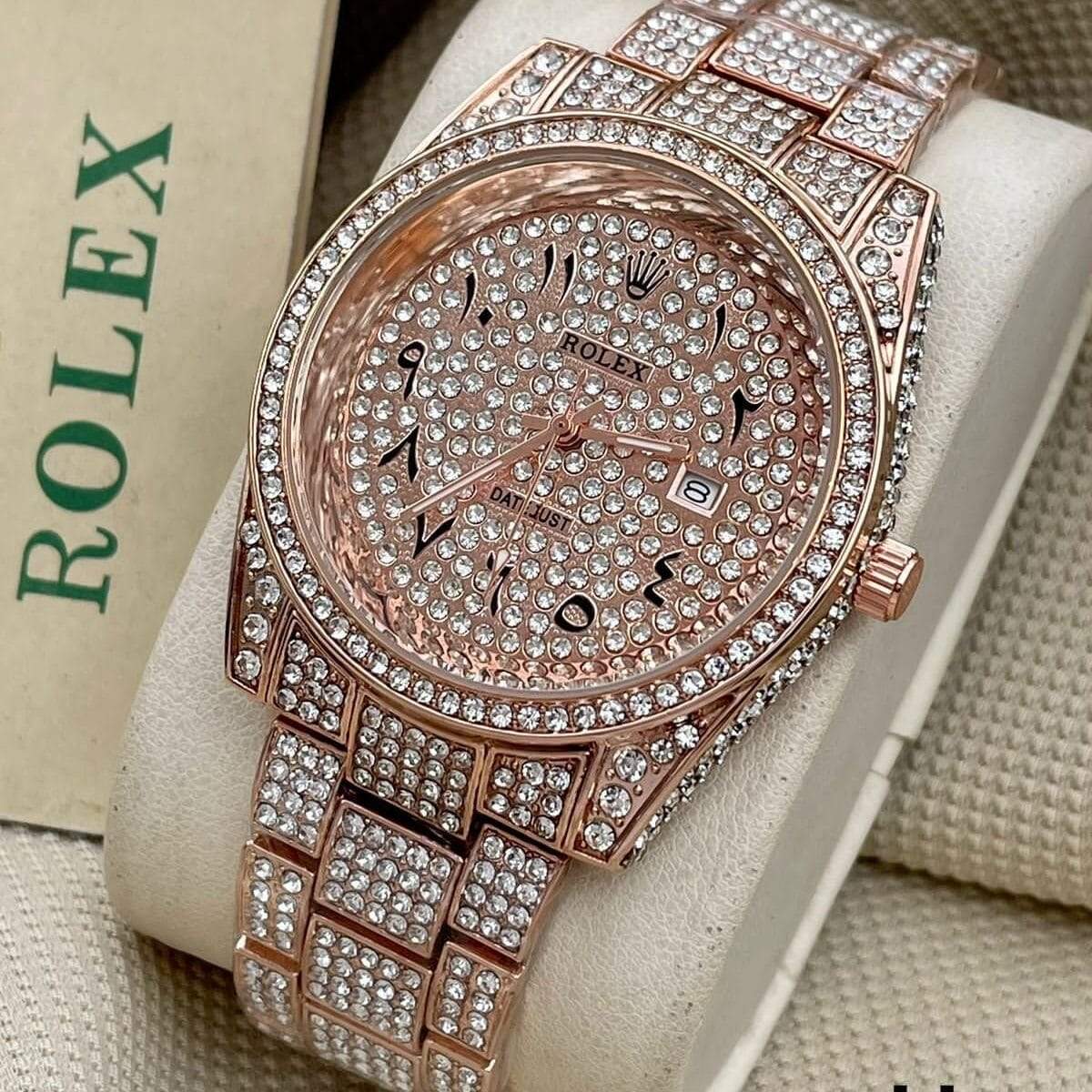 Rolex Arabic Diamond Rosegold - Image 2
