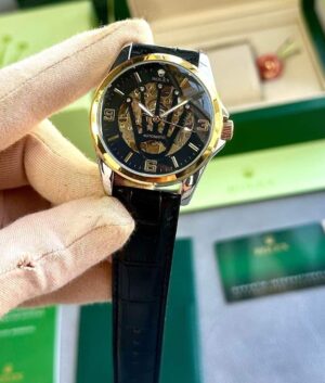 Rolex Automatic Twotone Ring Watch – TrendsWrist