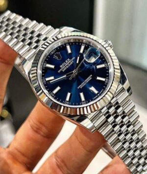 Rolex Datejust Blue Dial Watch – TrendsWrist