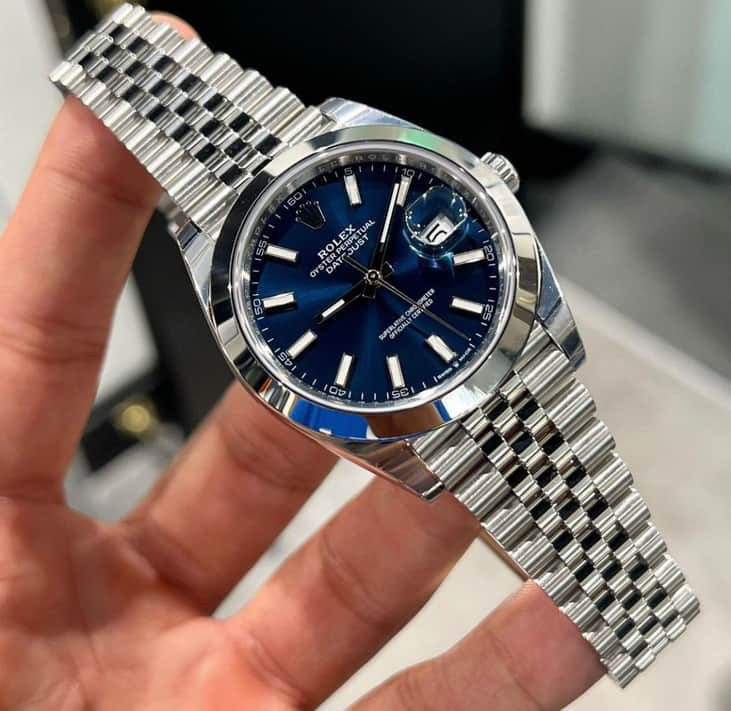 Rolex Datejust Blue Dial Watch β TrendsWrist
