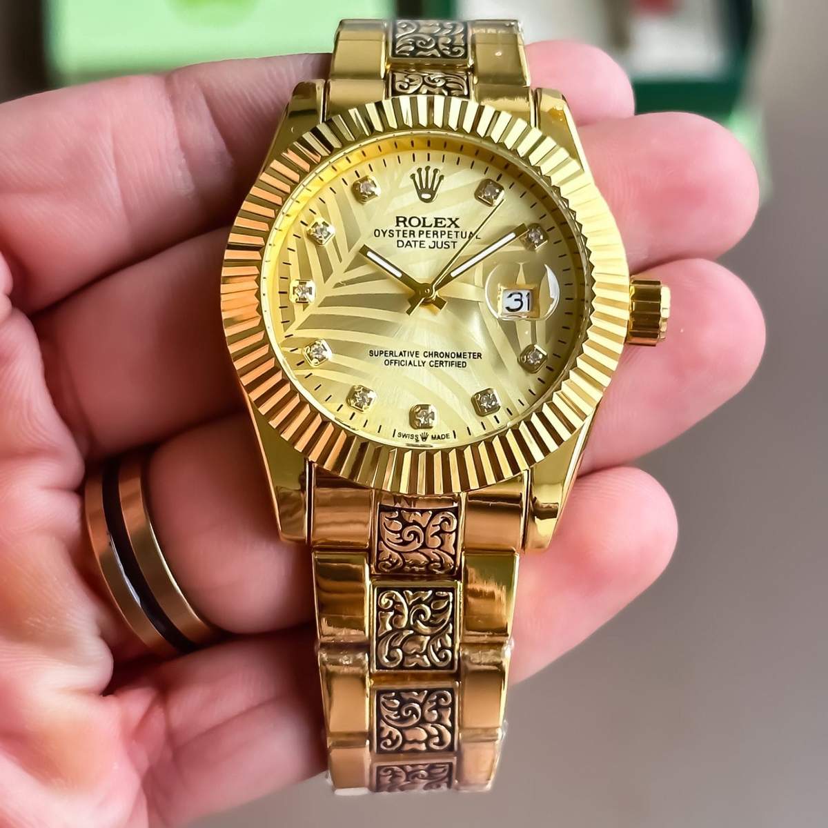 TrendsWrist Rolex Datejust Gold Premium Watch