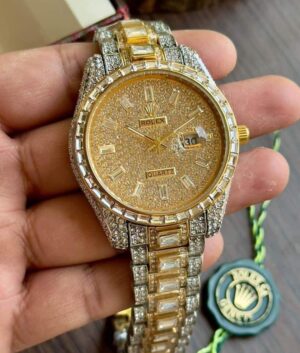 Rolex Diamond Twotone Watch – TrendsWrist