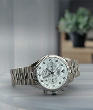 TrendsWrist Rolex Oyster Perpetual Silver Premium Watch
