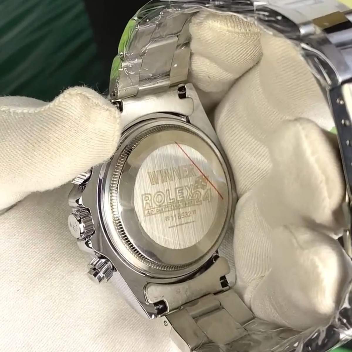 Rolex Rainbow Daytona Silver Watch – TrendsWrist