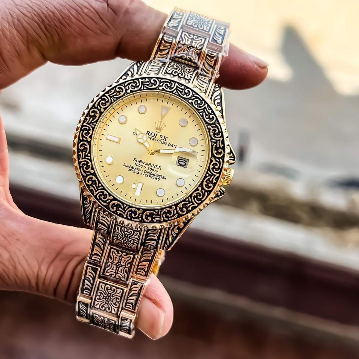 Rolex Submariner Handcrafted (Gold Dial) - Image 3