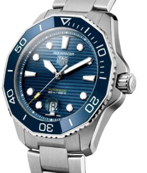 Tag Heuer Aquaracer Silver &Amp; Blue Watch – TrendsWrist