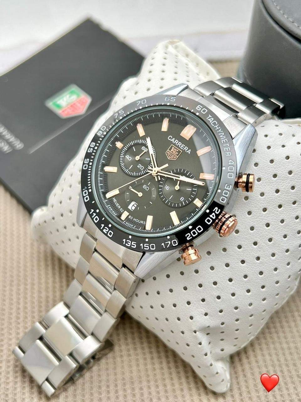 TrendsWrist Tag Heuer Aquaracer Black Dial Premium Watch