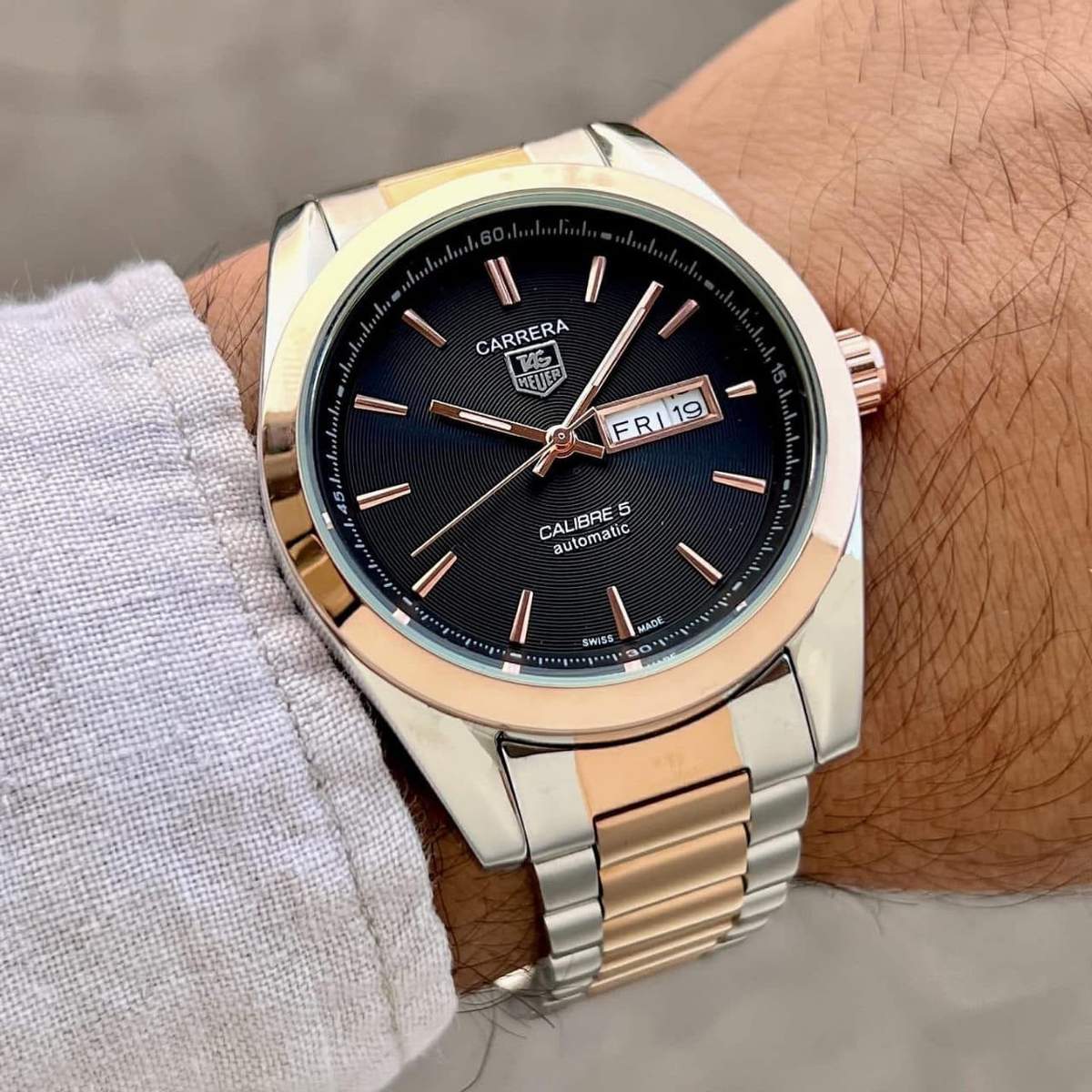 TrendsWrist Tag Heuer Calibre 5 Premium Watch